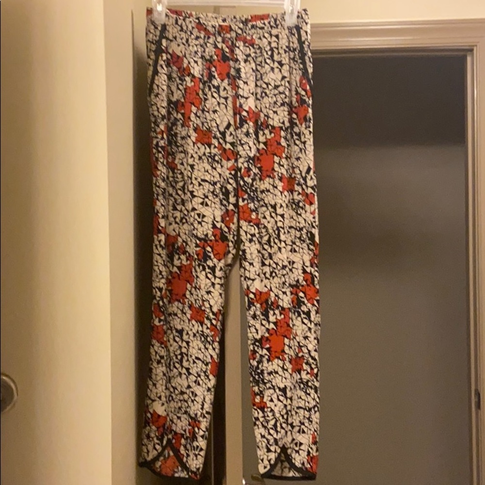 Geometric skinny pants